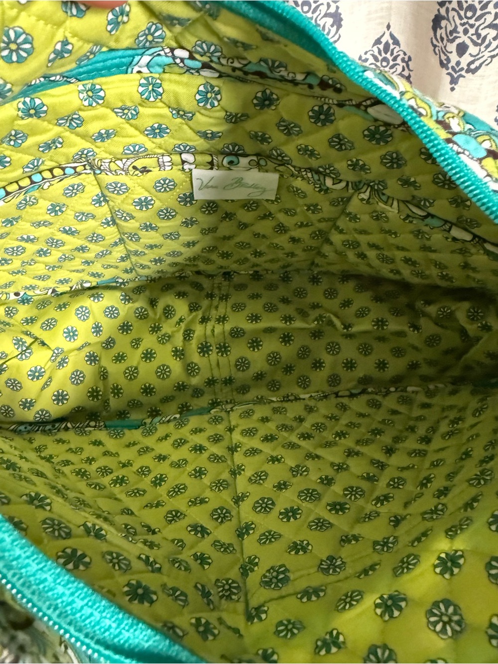Vera Bradley Peacock Cargo Sling Crossbody Bag NWT Retired Rare - Picture 4 of 4